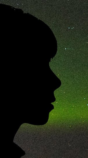 Instagram post by @katiedwards: To photograph the Northern Lights from a moving train, six things must align… Music:…
