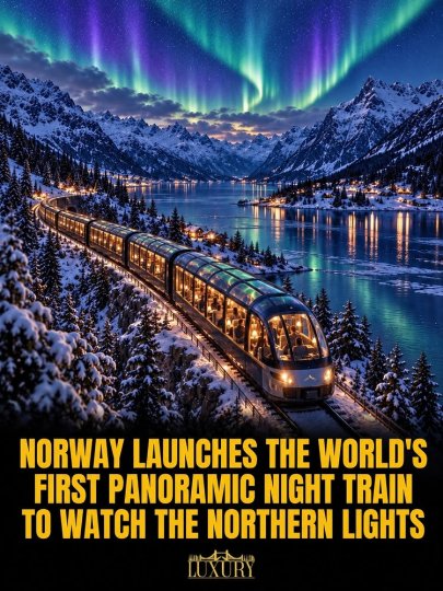 Instagram post by @luxury: Norway just reinvented the Northern Lights chase. The country has unveiled the world’s…