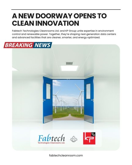 LinkedIn post by Fabtech Cleanrooms Ltd. & Kelvin: Engineering Tomorrow’s Controlled Environments Sustainably. As part of the Fabtech-KP…