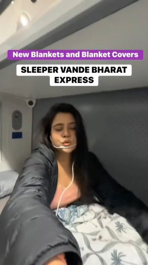 Reddit post in r/indianrailways: Review of 2AC cabin of Vande Bharat sleeper train. The last 10 seconds are most important…
