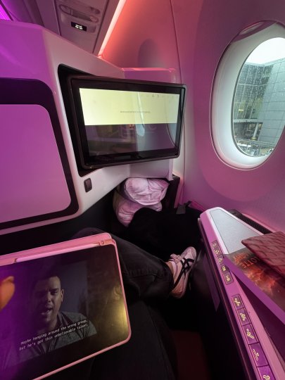Reddit post in r/pointstravel: Just finished traveling from LHR to JFK in Upper Class for 37k points with the recent…