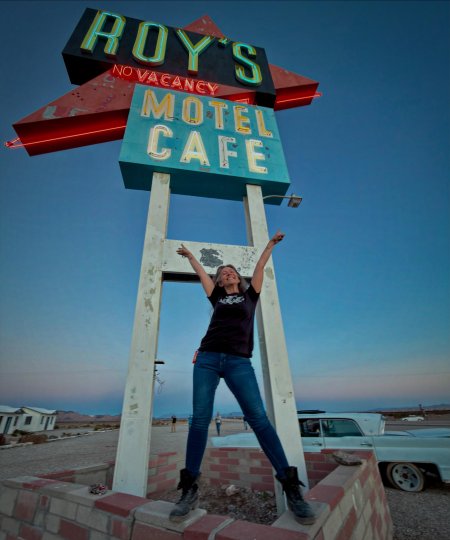 Reddit post in r/roadtrip: Route 66, Amboy, California