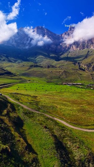 Reddit post in r/WanderPlanetEarth: Would You Stay at This Mountain Farm?