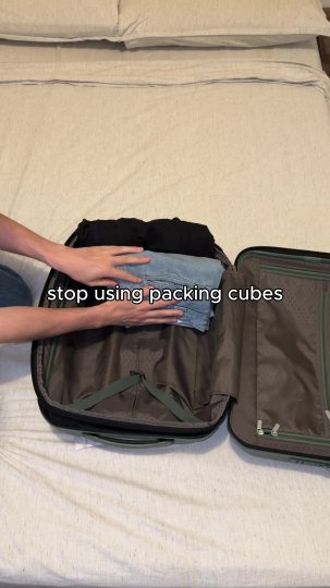 TikTok post by @miotravelapp: after travelling to 50 countries, I’ve found the best way to fit everything in your case!…