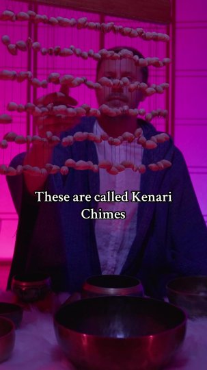 TikTok post by @healingvibrationsmusic: ❤️These are called Kenari chimes. Made from the Kenari seed shells, they bring a warm…