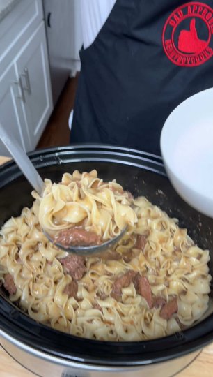 TikTok post by @seanyboycooks: Cowboy Steak & Gravy Noodles! 🤤