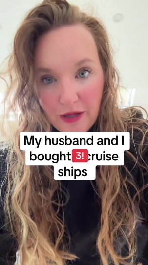TikTok post by @heleneinbetween: We bought a cruise ship… actually now 3! Heading to Europe soon for our cruises!