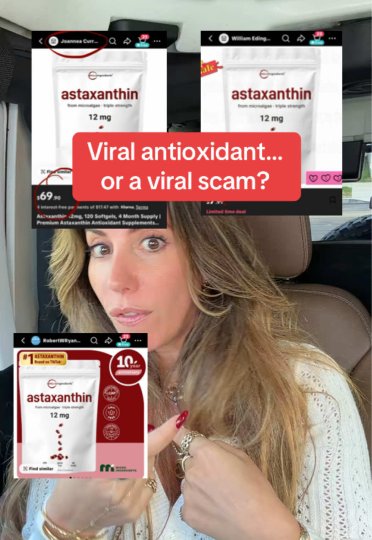 TikTok post by @wellnessshifts: Astaxanthin is incredible, I have no idea why every doc isn’t telling us to take it. I…