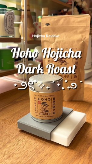 TikTok post by @adimatcha: This is my first hojicha which I bought from my recent trip to Japan, it’s Hoho Dark…