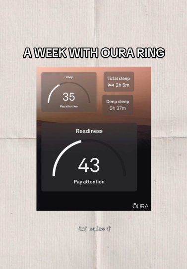 TikTok post by @tayllorlloyd: #OuraPartner After having my @ouraring for about a year here are some of the things I…