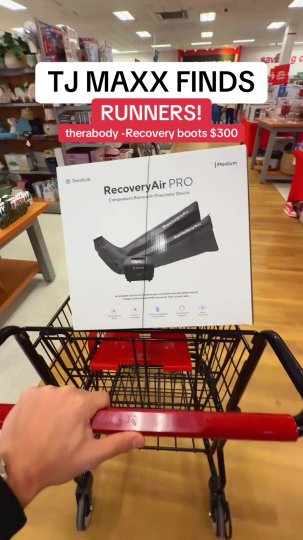 TikTok post by @lifewithyaku: TJ MAXX FINDS @Therabody recovery AIR PRO $300