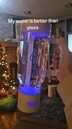 TikTok post by @lynnlaughlove3: hydrogen infused water