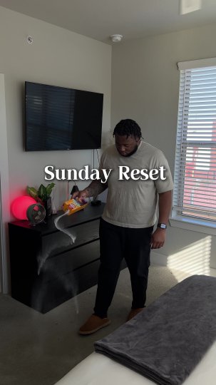 TikTok post by @therealvbrown: First Sunday Reset of 2026 in the books 🧼