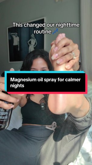 TikTok post by @thebiohackingrn: This magnesium oil spray supports relaxation and restful sleep by nourishing the nervous…