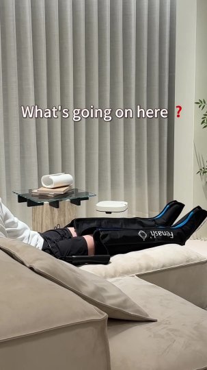 TikTok post by @fenash_massager_life6: Fenash Air compression Leg Massager, easy to use, instant relief.