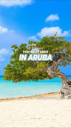 TikTok post by @boardwalkhotelaruba: Planning an Aruba trip? These are our 10 favorite places in Aruba - a mix of adventure,…