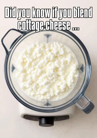 TikTok post by @dailyproteinplates: This post demonstrates a simple cooking hack for a high-protein base. It shows the…