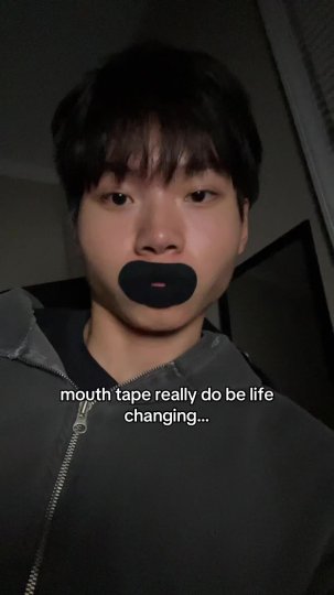 TikTok post by @bingchillin_247: better sleep+jawline
