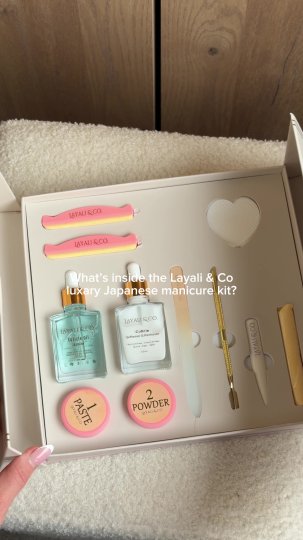 TikTok post by @layaliandco_: Everything you need for elevated, healthy nails - in one kit ✨