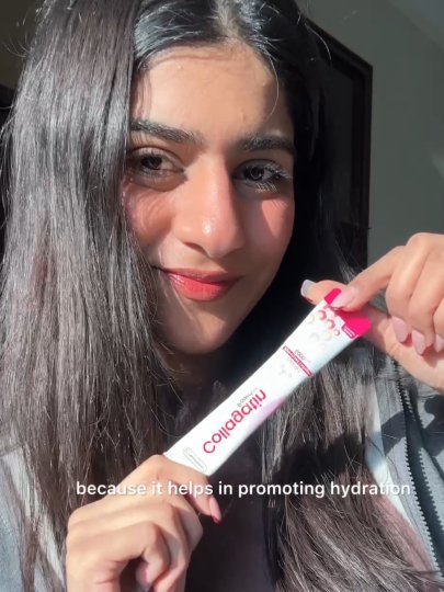 TikTok post by @nutrifactor.inc: Hydrate skin from within and boost collagen - your daily glow starts with Collagatin…