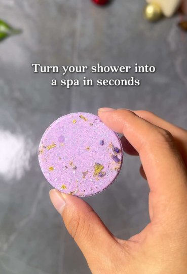 TikTok post by @andremnjrws: These Bodyrefresh Shower Steamers are SO GOOD! They all smell amazing, but the stress…