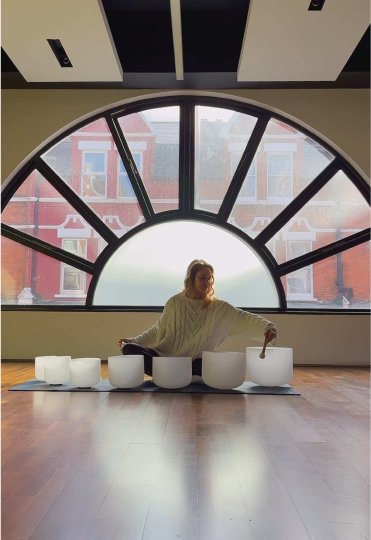 TikTok post by @virginactiveuk: Take a moment to rest and reset, with Sound Bath ✨