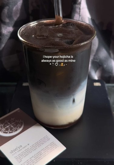 TikTok post by @reelpages: oh shin’ya u never fail to amaze me 😩 a one of a kind hojicha indeed!!! that deep dark…