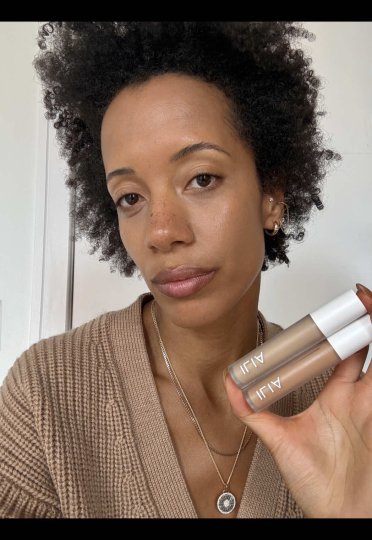TikTok post by @carlycushnie: Cannot get over how good this skin blur serum concealer is by @ILIA Beauty . The glow up…