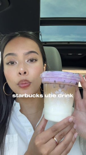 TikTok post by @anjlnath: OOB💜 Ube latte from Starbucks was not it! Ube tastes soooo delicious go try some legit…