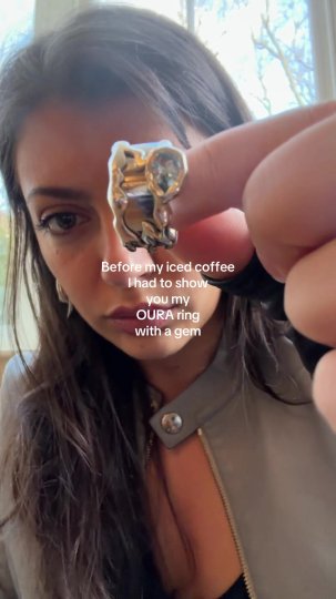 TikTok post by @steffeleoff: Oura ring needs a gem !!