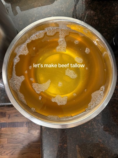 TikTok post by @cassstee: let’s make beef tallow 🌟 rendering beef tallow at home is easier than people think and…