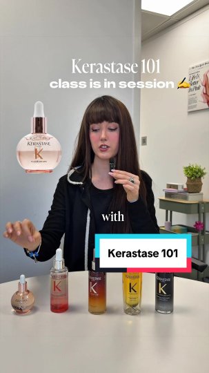 TikTok post by @sofiahairhealth: Welcome to @Kérastase 101 ❤️✍️