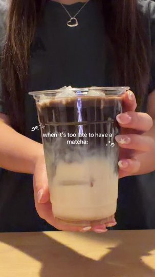 Example TikTok post by @icedmatchaconsumer