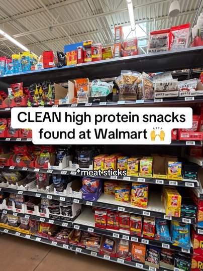 TikTok post by @holistic_brielle: Clean high protein meat sticks at Walmart- save this one!