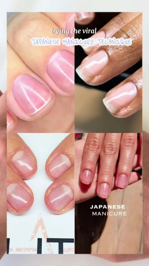 TikTok post by @margsandmanicures: Finally tried the viral japense manicure technique and I gotta say…I’m obsessed! Have…