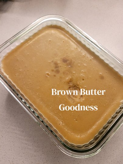 TikTok post by @nalasafters: Brown butter is a wonderful thing 🥰 I use it in my baking, cooking, on toast and…