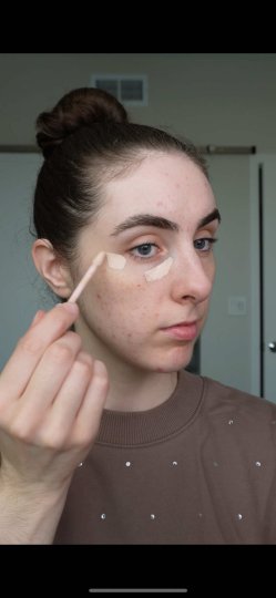 TikTok post by @anna.ev.pothier: It just always looks better I can’t explain it 😭 this is the @essence.cosmetics silky…
