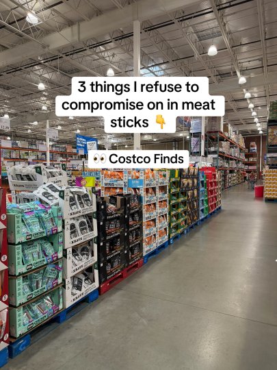 TikTok post by @holistic_haylie: Three things I refuse to compromise on when buying meat sticks! 1. High protein! 90% of…