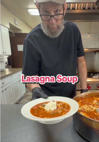 TikTok post by @oldscoolkevmo: Lasagne soup