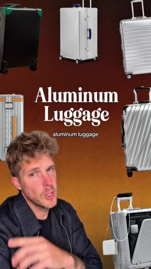 TikTok post by @orenmeetsworld: Aluminum luggage rankings 1. Carl Friedrik aluminum is best quality to price (i have not…