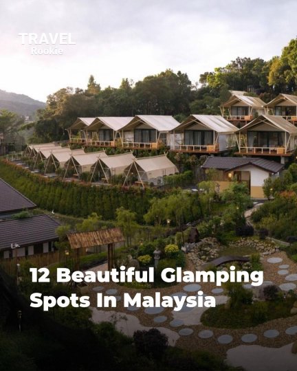 TikTok post by @travelrookie.my: Beautiful glamping spots in Malaysia ☀️ 📍 Zen By Stellar @ Cameron Highlands 📍 Tiarasa…