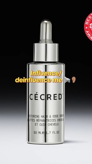 TikTok post by @beautiifulll___: Real reviews only: are the Cécred hair drops actually worth it for thinning edges/tension…