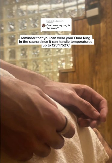 TikTok post by @ouraring: Replying to @Eva Coleman glad you asked 🧖‍♂️