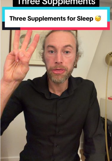 TikTok post by @robertwblove: Three Supplements for Sleep.