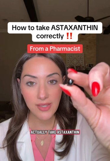 TikTok post by @adoseofwellness: Here’s how to get the best benefits from taking an astaxanthin supplement