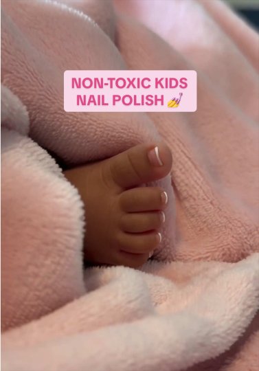TikTok post by @piggypaint: The tiniest French pedicure you've ever seen 🤍🥹💅 Nails by @Jazmyn Da Doll💅🏼 Piggy Paint…