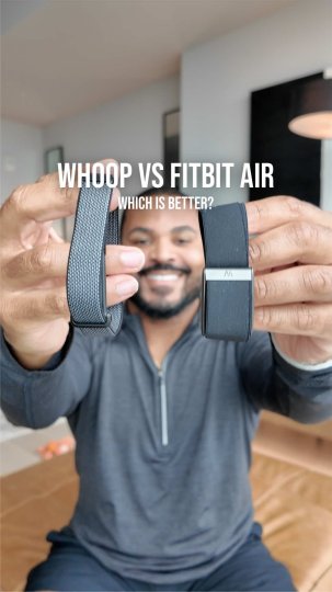 TikTok post by @tylerlcrawford: I wore both the Fitbit Air and Whoop for 168 hours straight so you dont have to. I broke…