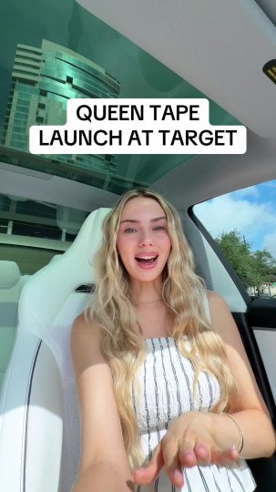 TikTok post by @queentapeofficial: Queen Tape launches exclusively at Target.