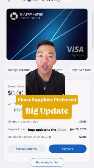 TikTok post by @maxmilespoints: June 15 and October 1 are the important dates for the Chase Sapphire Preferred updates!…