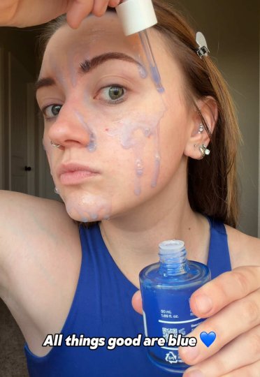 TikTok post by @chlochlolifts: @COSRX US the blue is everything 💙
